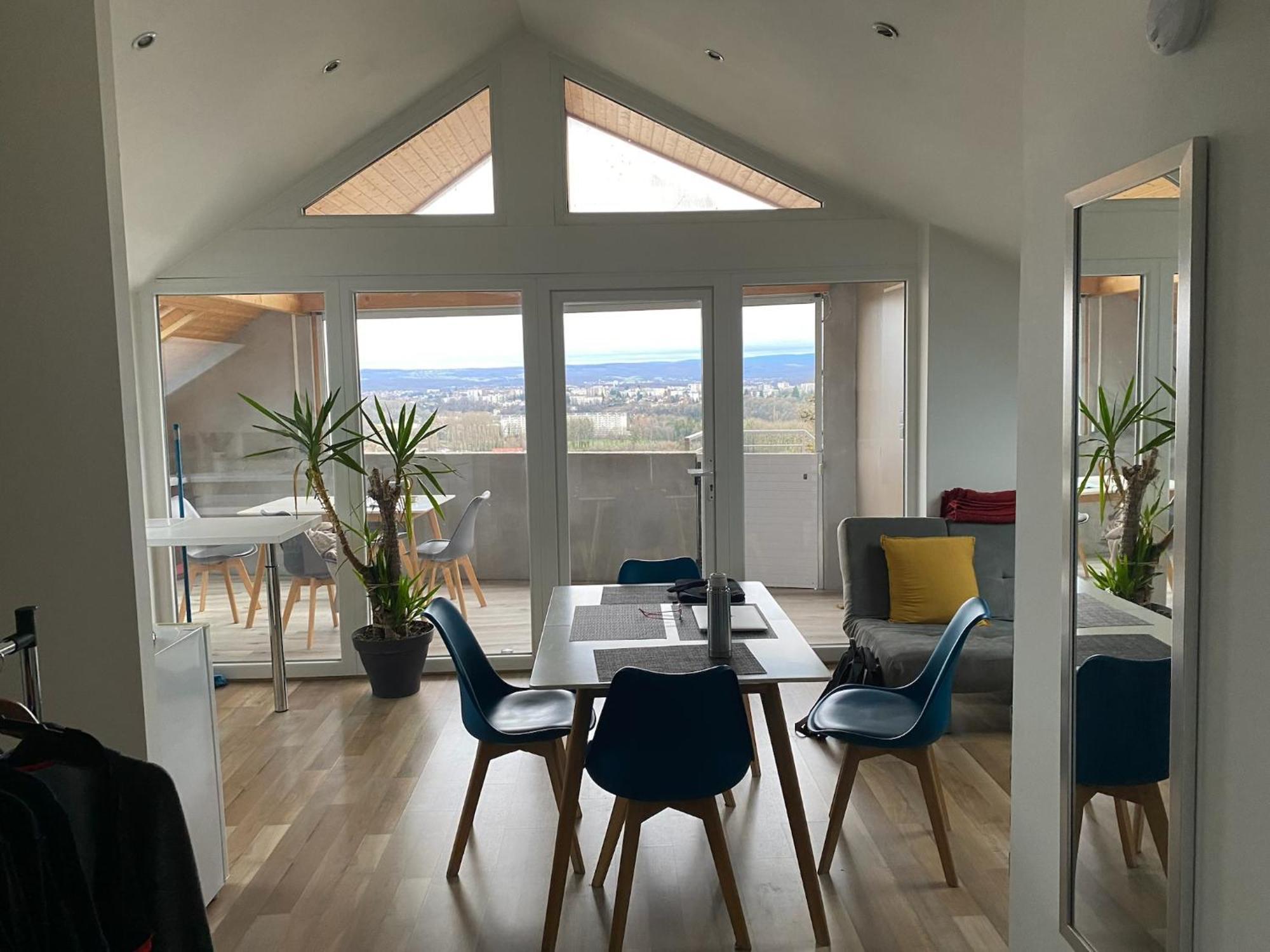 Appart' Terrasse Vue Exceptionnelle 1Er Etage Montbéliard Eksteriør bilde